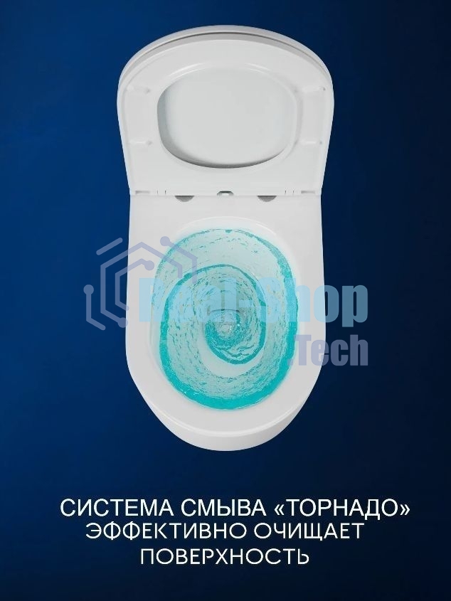 Инсталляция с унитазом комплект BAU IDEAL 6 в 1: унитаз подвесной безободковый торнадо Bau Hotel 53х36, быстросъемное сиденье микролифт, кнопка смыва BAU Round Gun gray, серый металлик