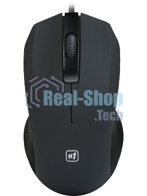 Мышь проводная Defender MM-310 черный, 1000 dpi, USB, кнопки - 3