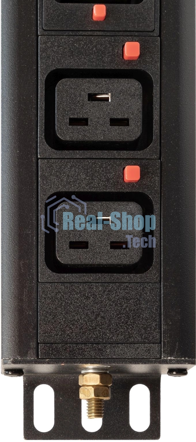 Блок распределения питания Powercom PDU-32AV24-18C3-6C9-3P верт.размещ. 18xC13 6xC19 3x32A IEC 60309 2м