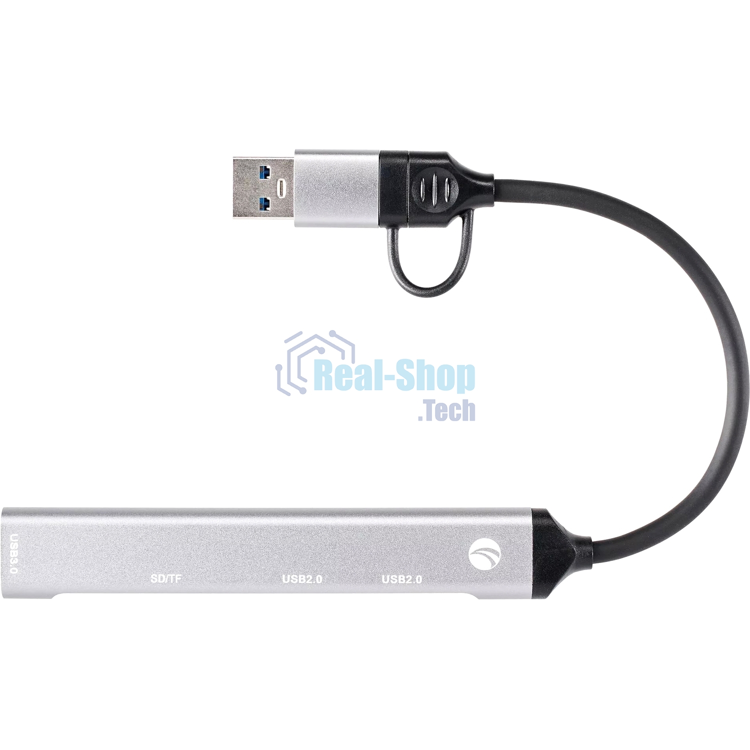 USB-концентратор VCOM DH297, USB 3.0/USB Type-C, USB/SD/TF, USB