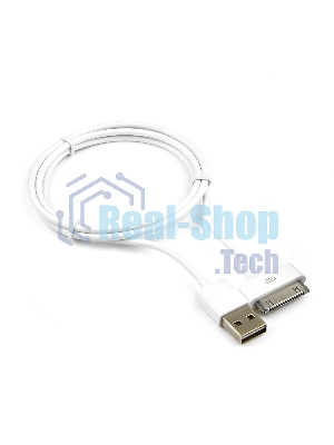 Кабель Gembird USB AM/Apple для iPad/iPhone/iPod, 1м белый, блистер