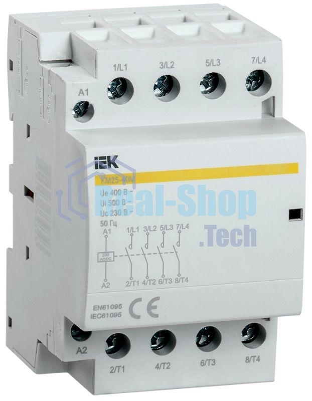 Контактор модульный КМ25-40М AC/DC IEK MKK21-25-40 IEK