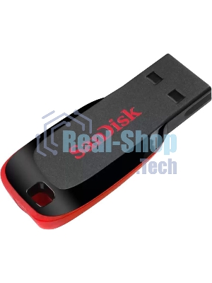 Флешка USB SanDisk Cruzer Blade (SDCZ50-128G-B35), 128Gb, USB 2.0, Type-A, R/W 16/4, черный
