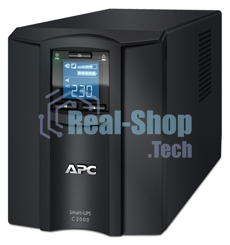 Источник бесперебойного питания APC Smart-UPS C SMC2000I/2000ВА/1300Вт/1 х IEC 320 C19 (компьютерная), 6 х IEC 320 C13 (компьютерная)