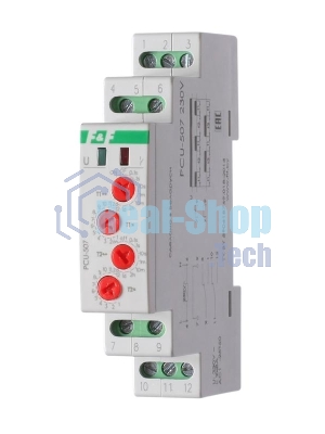Реле времени PCU-507 (многофункц. два независимых вр. 1 мод. 230В 2х8А 2P IP20 монтаж на DIN-рейке) F&F EA02.001.022
