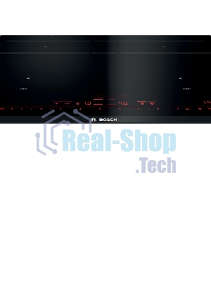 Индукционная варочная поверхность Bosch PXY675DC1E, 4 конфорки, с зоной расширения, стеклокерамика, 7400 Вт
