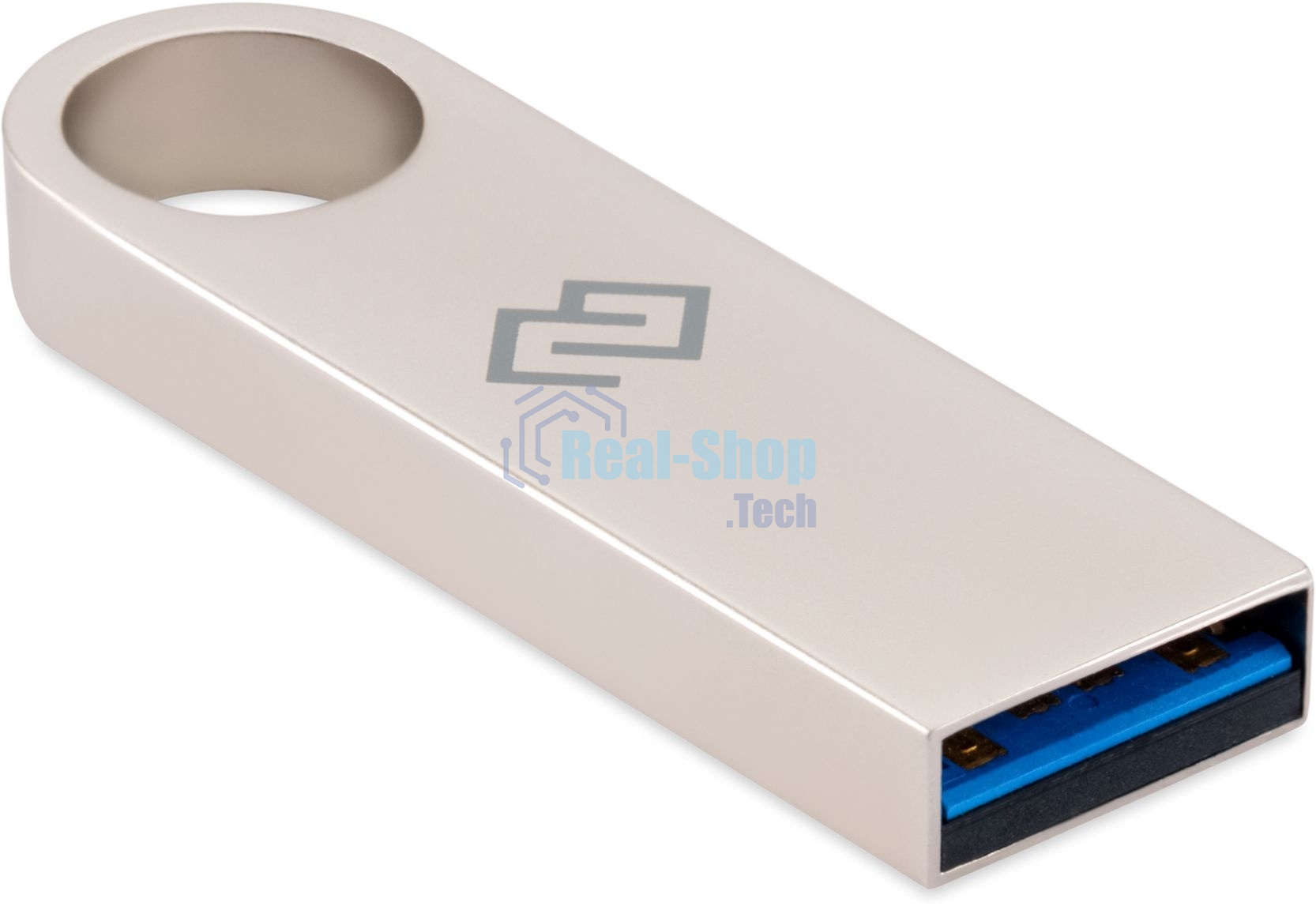 Флешка USB Digma DRIVE3 (DGFUL256A30SR), 256Gb, USB 3.0, R/W 120/50, серебристый