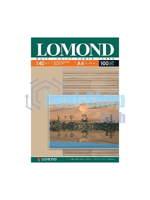 Фотобумага Lomond односторонняя матовая 140г/м2, A4(21x29)/25л.