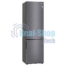 Холодильник LG GA-B509CLCL графитовый двухкамерный 277/107л морозилка снизу, No Frost
