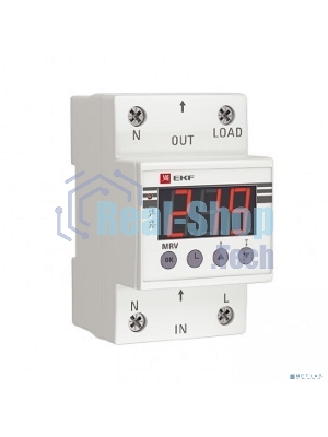 Реле напряжения с дисплеем MRV 63А PROxima EKF MRV-63A