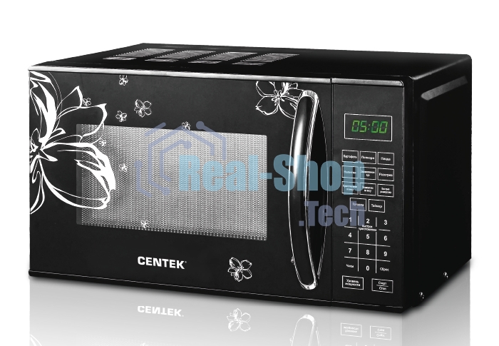 Микроволновая печь Centek CT-1579 черный, 20 л, 700 Вт, переключатели - сенсор