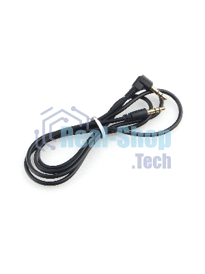 Кабель Cablexpert аудио 90˚ CCAB-01-35MML-1MB, 3.5 Jack (M)/3.5 Jack (M), черный, 1м, блистер