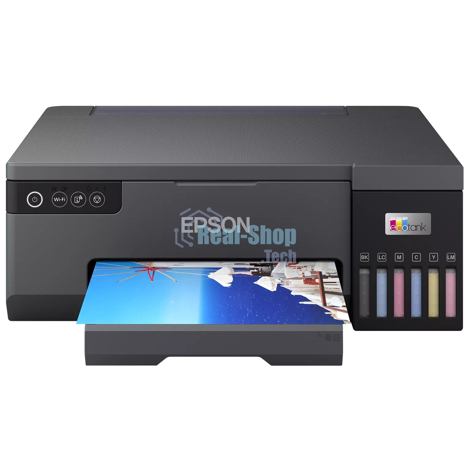 Принтер струйный Epson L8050 (C11CK37405/C11CK37402/C11CK37504/C11CK37507/C11CK37506), A4, цветное, печ. до 8 стр/мин., 1440 x 5760 dpi, USB, Wi-Fi