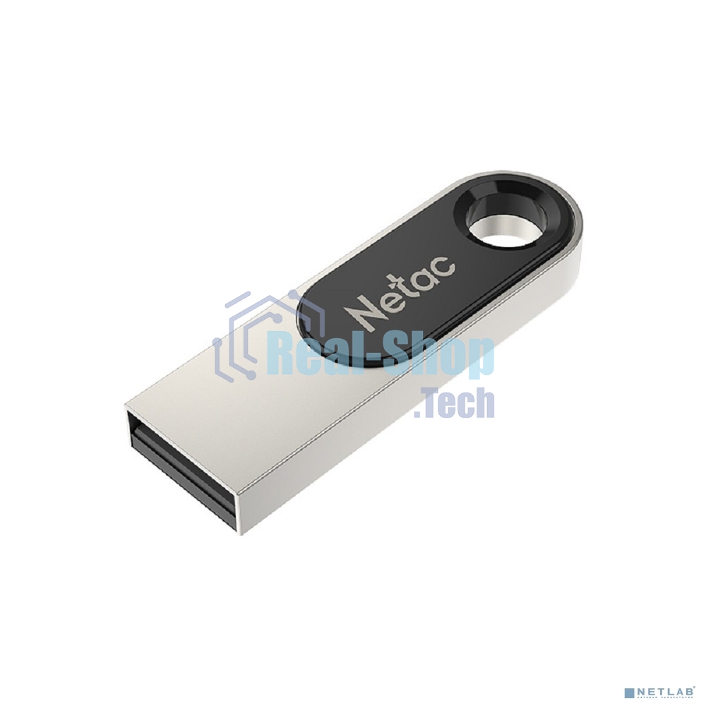 Флешка USB Netac U278 (NT03U278N-008G-20PN), 8Gb, USB 2.0, R/W 50/10, серебристый/черный