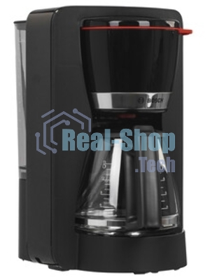 Кофеварка капельная Bosch TKA4M233, черный, тип кофе молотый, 1.4 л, 1200 Вт