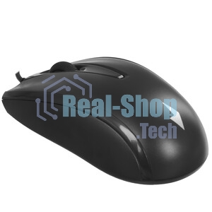 Мышь проводная Gembird MOP-110 черный, 1000 dpi, USB, кнопки - 3