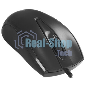 Мышь проводная Gembird MOP-110 черный, 1000 dpi, USB, кнопки - 3