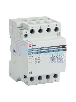 Контактор модульный EKF km-3-16-40 КМ 16А 4NO (3 мод.) PROxima