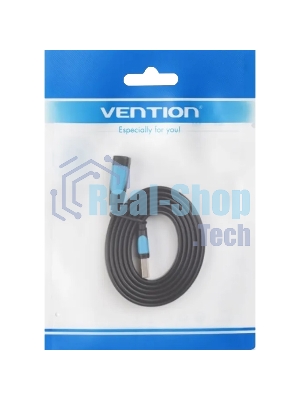 Кабель-удлинитель Vention USB 3.0 AM/AF - 2 м плоский VAS-A13-B200