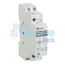 Контактор модульный КМ 20А 2NО (1 мод.) EKF km-1-20-20