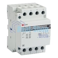 Контактор модульный EKF km-3-25-40 КМ 25А 4NO (3 мод.) PROxima