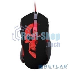 Мышь проводная Qumo Dragon War Axe M07 черный, 2400 dpi, USB, кнопки - 6