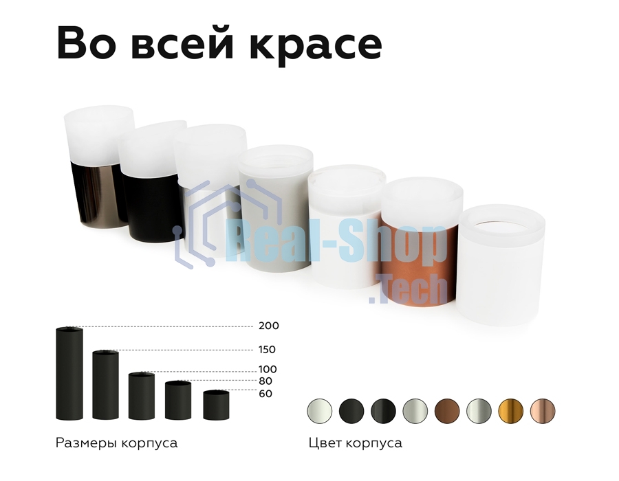Корпус светильника C6305 PSL серебро полированное D60*H60mm MR16 GU5.3