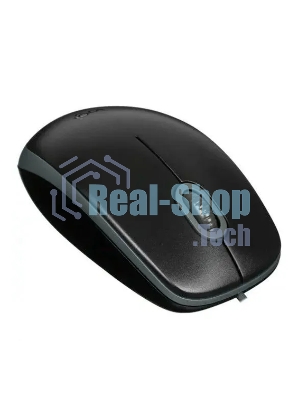 Мышь проводная Logitech M110 Silent черный, 1000 dpi, USB, кнопки - 3