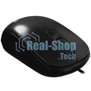 Мышь проводная Genius DX-110 черный, 1000 dpi, USB, кнопки - 3