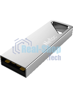 Флешка USB Netac U326 (NT03U326N-008G-20PN), 8Gb, USB 2.0, R/W 50/15, серебристый