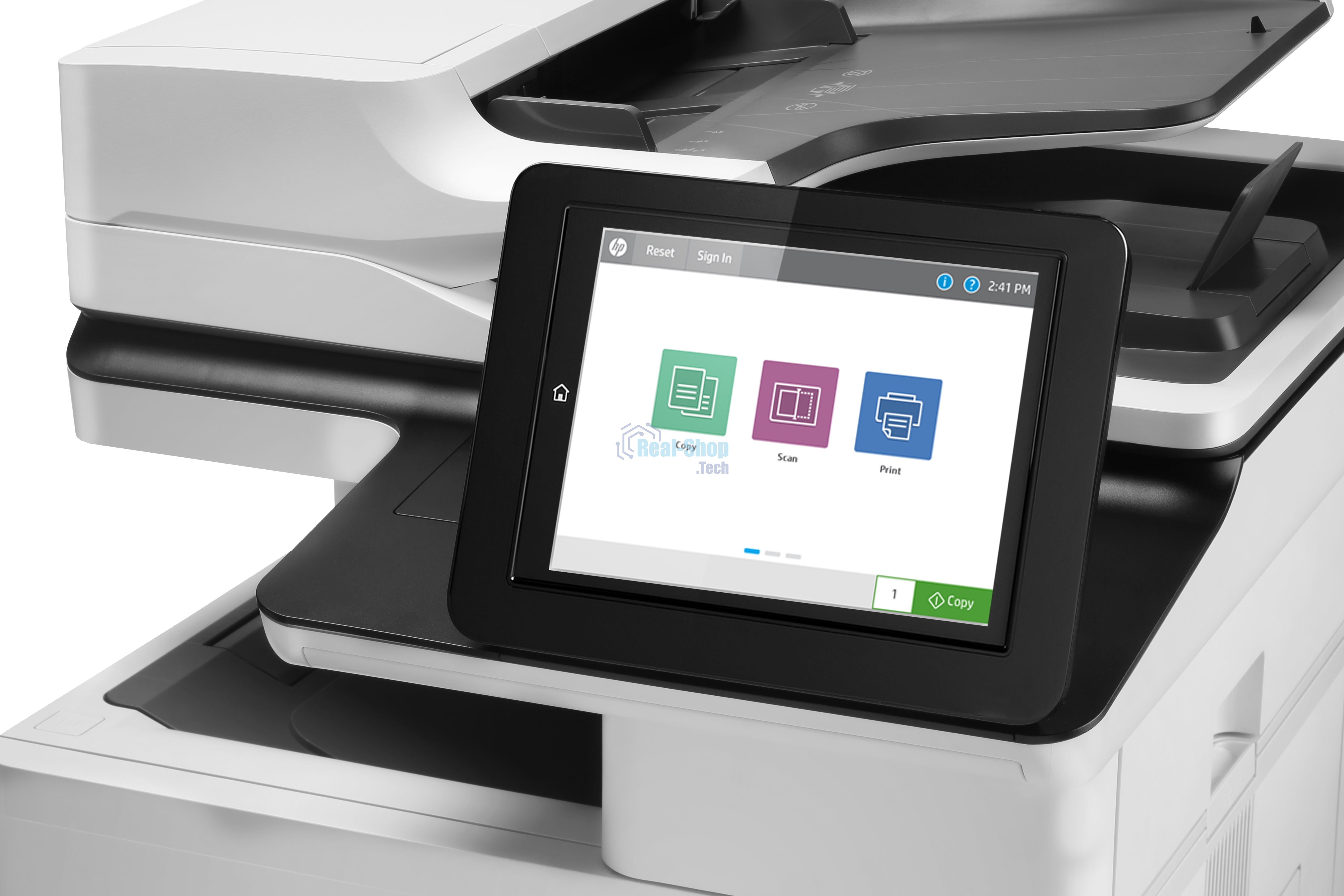 МФУ лазерное HP LaserJet Enterprise MFP M635h (A4, принтер/копир/сканер, 1200dpi, 61ppm, 1.5Gb+HDD500Gb, DADF150, Duplex, Lan, USB) (7PS97A)