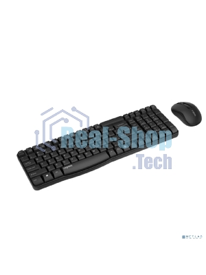 Комплект клавиатура+мышь Rapoo X1800S беспроводной, USB, 1000 DPI, чёрный