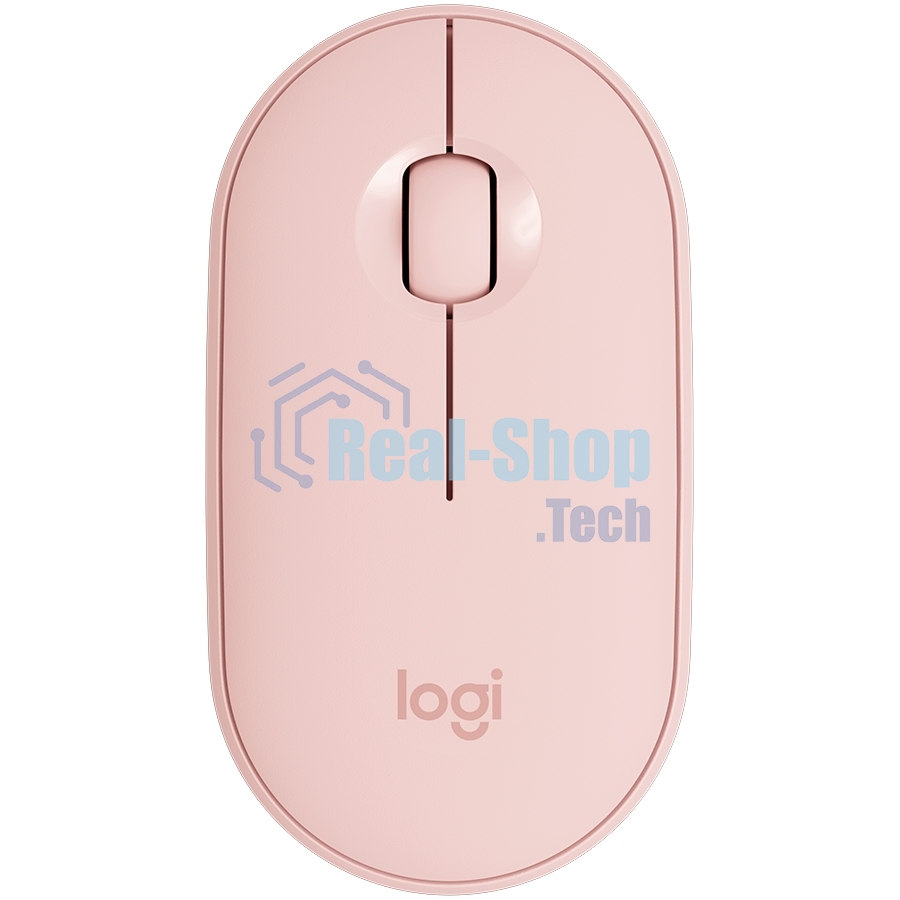 Мышь беспроводная Logitech Pebble M350 розовый, 1000 dpi, радиоканал, Bluetooth, USB, кнопки - 3