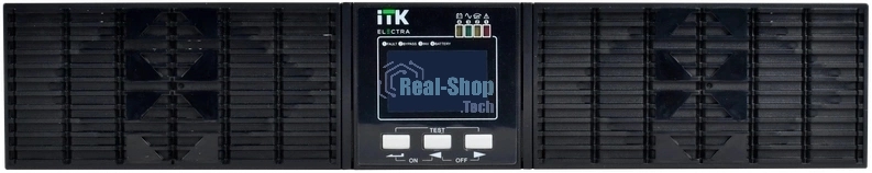 Источник бесперебойного питания однофазный Online 1000 Ва/1000 Вт, Rack mount, c LCD дисплеем 24VDC с АКБ 2U 2х9AH