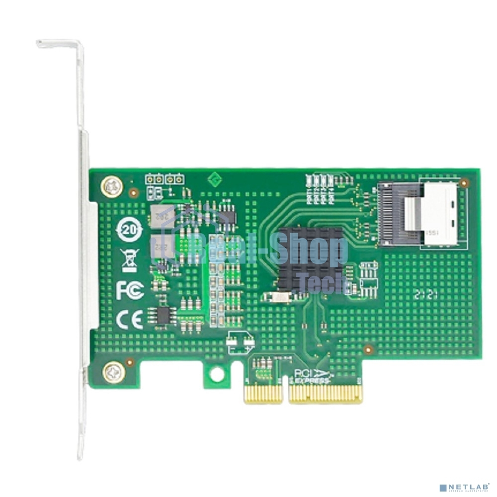 Переходник Lr-Link LRST9630-4IR PCIe x1 4-Port SATA3 RAID, MARVELL 88SE9230, 1* SFF-8087,RAID 0, 1, 10, JBOD