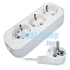 Удлинитель 3х2 м с заземл. 16А IP20 Е-303 АБС-пл. ПВС 3х1 UNIVersal 9631976 Удлинитель 3х2 м с заземл. 16А IP20 Е-303 АБС-пл. ПВС 3х1 UNIVersal 9631976