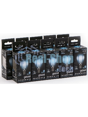 Лампа светодиодная Filament Шар E14 7Вт 4100К Gauss 105801207
