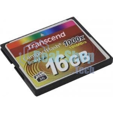 Флеш карта Transcend Ultimate TS16GCF1000/CF (Compact Flash)/16 ГБ/UDMA 7, VPG 65/160 МБ/с