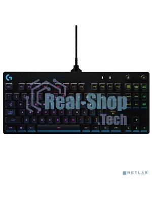 Клавиатура Logitech Gaming PRO проводная, USB Type-A, чёрный