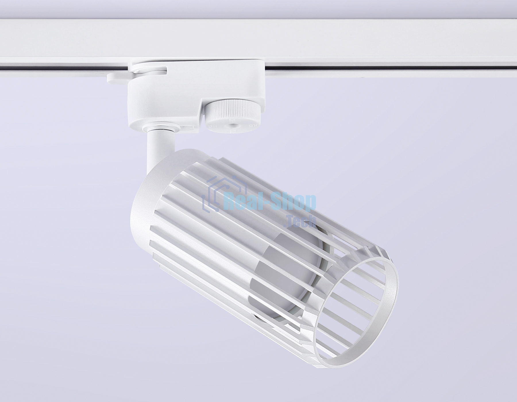 Трековый однофазный светильник Ambrella light GL5157 WH белый GU10 D60*120