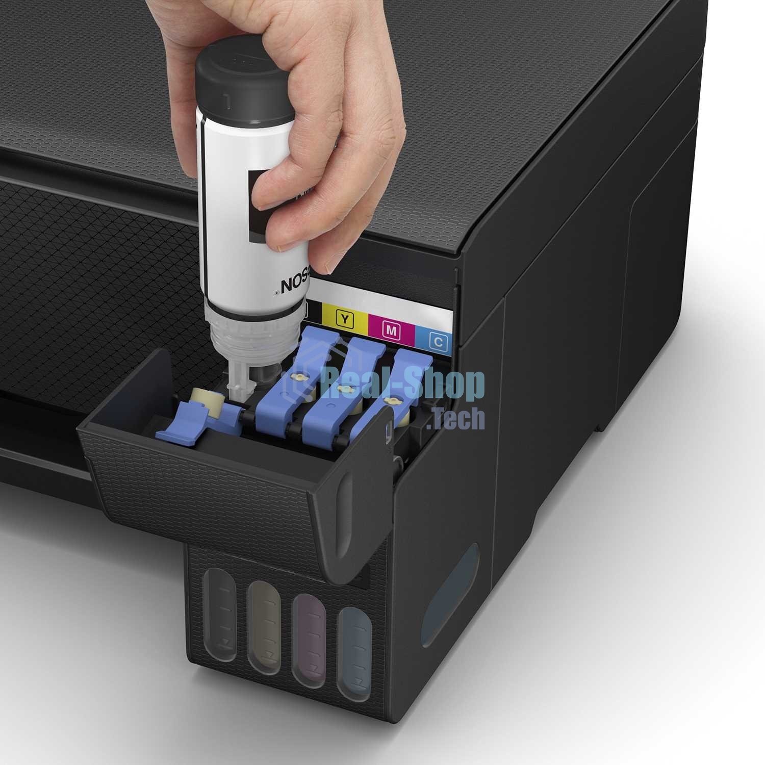 МФУ струйное Epson L3250 (C11CJ67412/C11CJ67418/C11CJ67405/C11CJ67408/C11CJ67503/C11CJ67508/C11CJ67523), A4, цветное, печ. до 33 стр/мин. (ч/б) до 15 стр/мин. (цвет), скан. до 11 стр/мин. (ч/б) 28 стр/мин. (цвет), 1440 x 5760 dpi (печать) 1200x2400dpi (скан.), USB, Wi-Fi