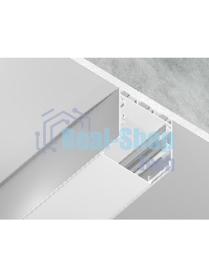 Алюминиевый профиль Ambrella light GP2550WH белый 2000*35*35