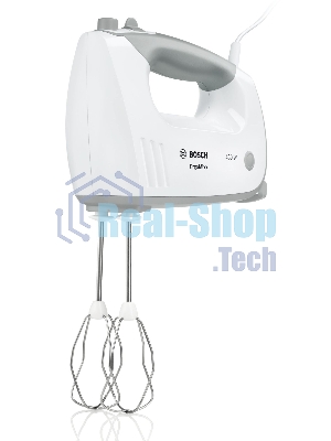 Миксер ручной Bosch MFQ36480 450Вт белый/серый