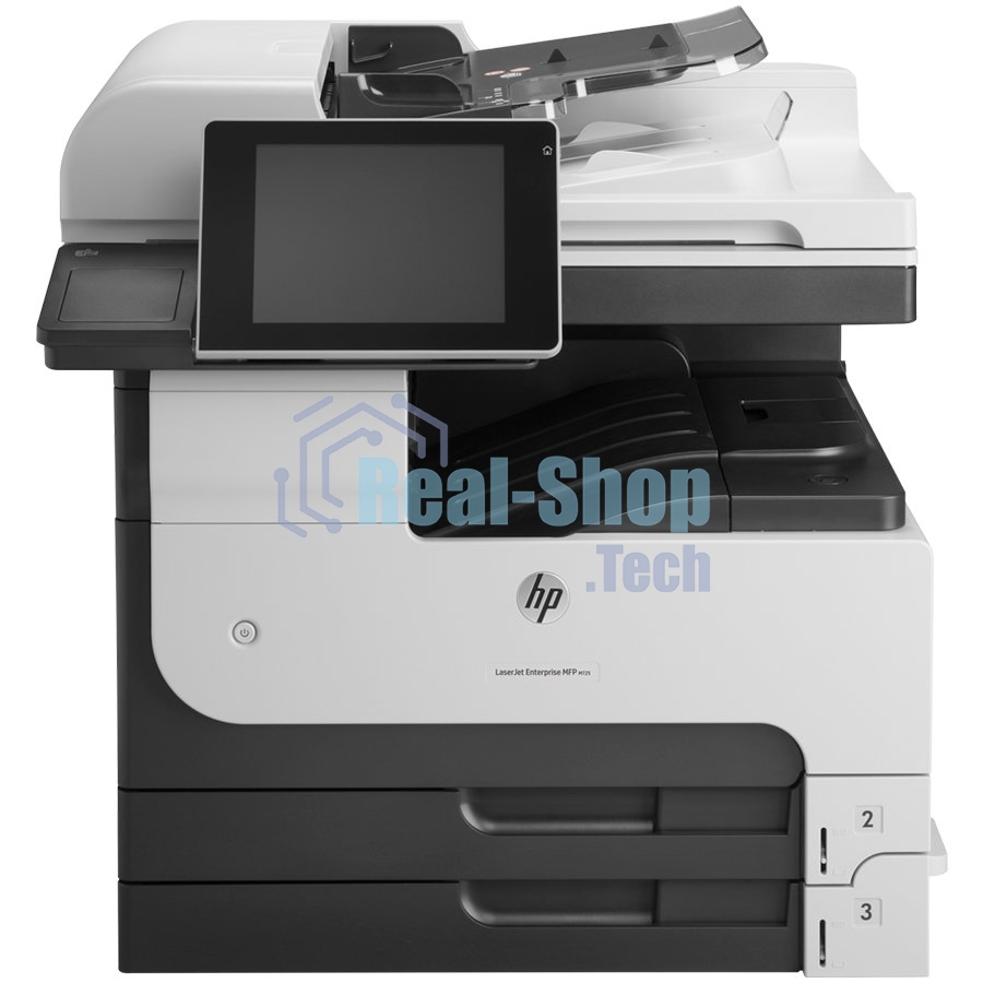 МФУ лазерное HP LaserJet Enterprise MFP M725dn (CF066A), A3, ч/б, печ. до 41 стр/мин., скан. до 50 стр/мин., 1200 x 1200 dpi (печать) 600x600dpi (скан.), USB, RJ-45, Air Print