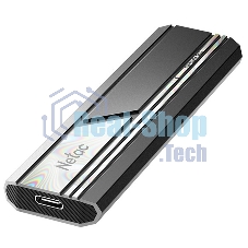 Внешний SSD Netac ZX10, 2TB, USB 3.2 Gen 2 Type-C, R/W 1050/1050, черный