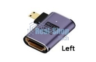 Переходник micro HDMI на HDMI влево