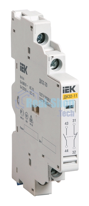 Контакт дополнительный 1НО+1НЗ ДКП32-11 IEK DMS11D-AE11