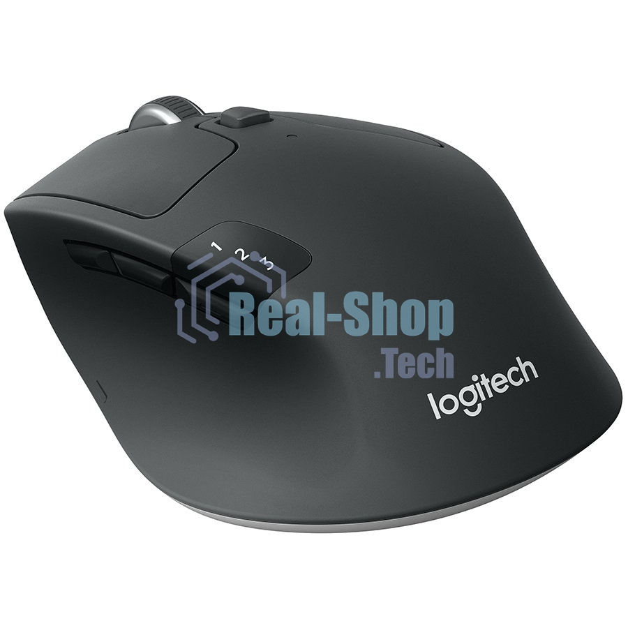 Мышь беспроводная Logitech M720 Triathlon черный, 1000 dpi, радиоканал, Bluetooth, USB, кнопки - 8