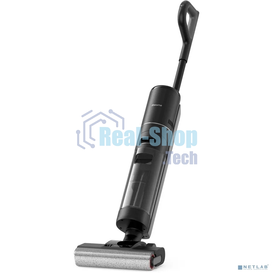 Пылесос моющий Dreame Wet and Dry Vacuum H12 Pro серый, питание от аккумулятора, 300 Вт, уборка влажная/сухая, пылесборник 0,9 л, работа от АКБ max - 35 мин