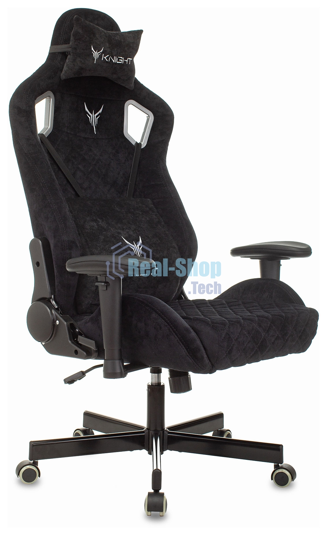 Кресло Бюрократ Knight Outrider Light-20 черный, ткань, 120 кг, механизм качания